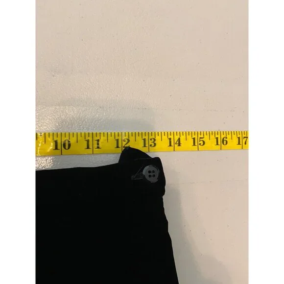 Vintage Lord & Taylor Black Velvet High-Waisted Pants USA Size 6 - Picture 7 of 8